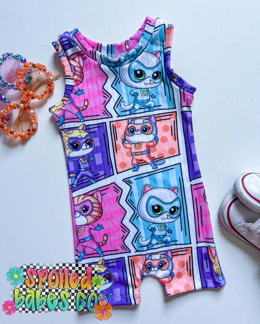 Bright Collage Kitties