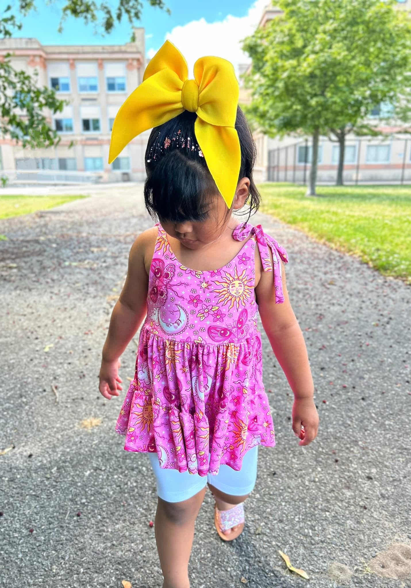 Bright Yellow Puff