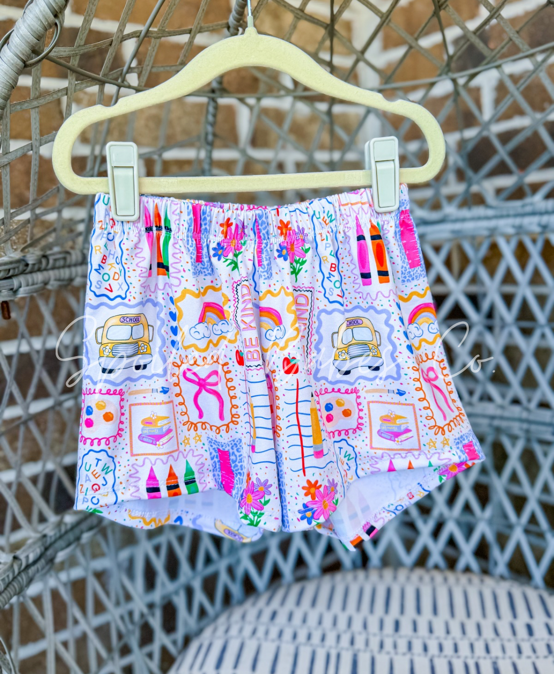 Back 2 School Lounge Shorts 6Y