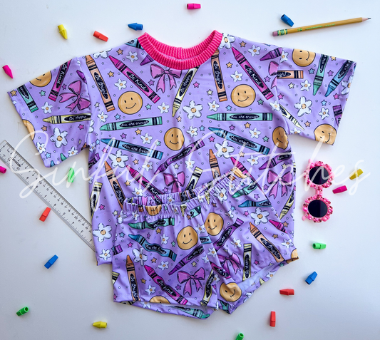 Purple Affirmation Crayons